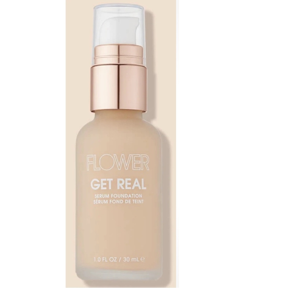 L0‎ NEW Flower Get Real Serum Foundation - L0 Shell